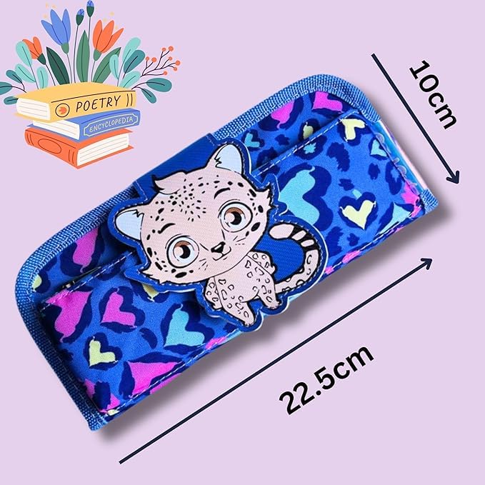 Image of Premium Pen Pencil Pouches for Kids Geometry Box for School Stationary Supplies Pencils Pouch for Girl & Boys Aesthetic case with Large Space Geometry Bags for Children Best Birthday Gifts