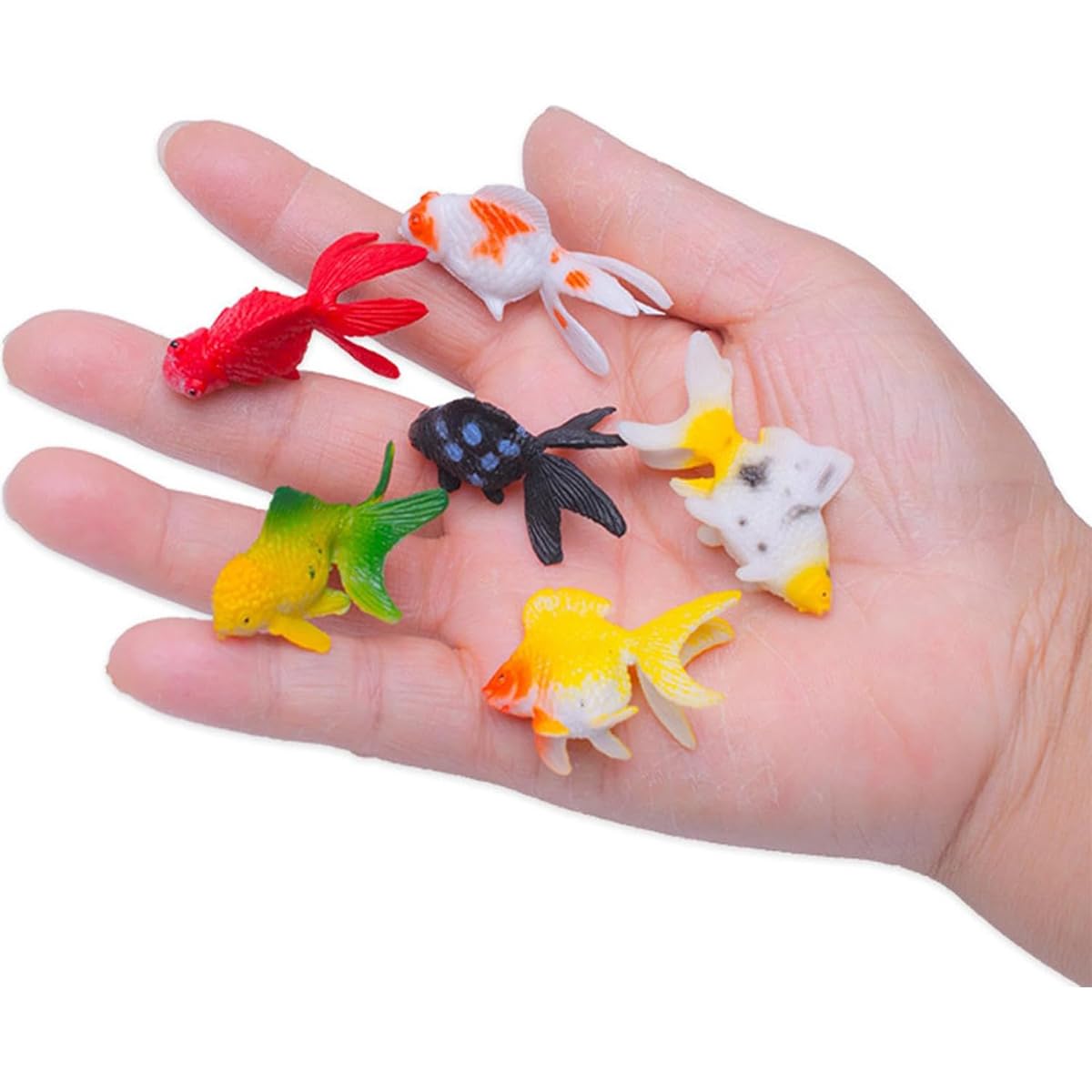 Amazon | ミニチュア金魚フィギュア12体セット ミニチュア金魚