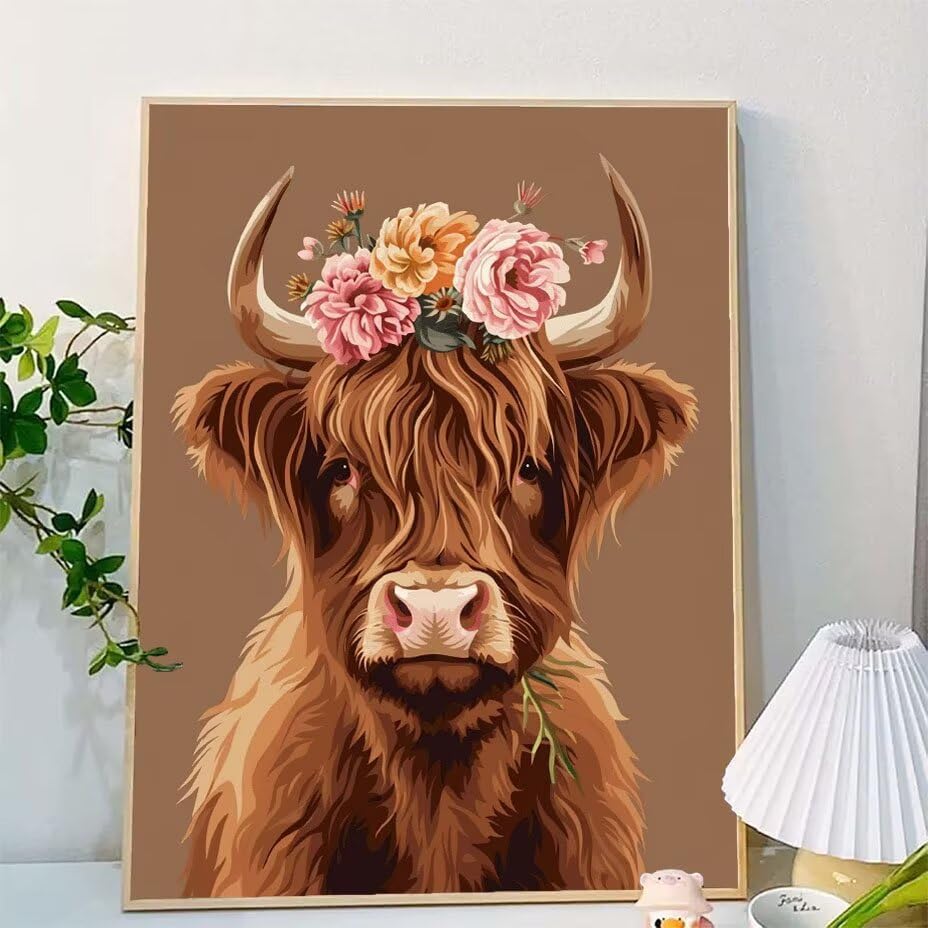 DIY fleurs créatif toile peinture par numéro pour libérer votre esprit et décorer - 2