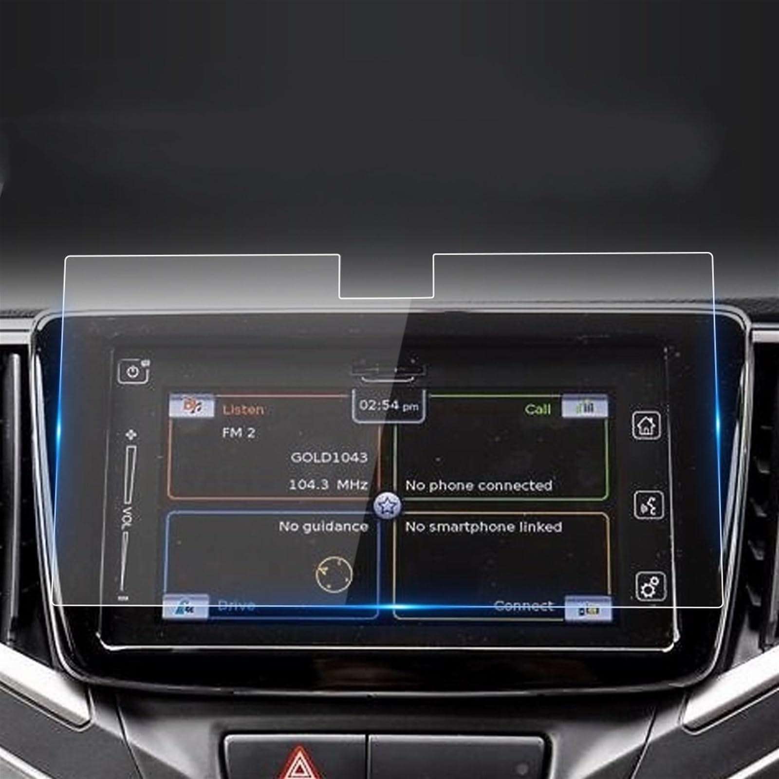 Compatibile con Suzuki Baleno 2022 Pellicola Protettiva in Vetro temperato per Console e navigatore, Accessori per Auto (Colore: 2)
