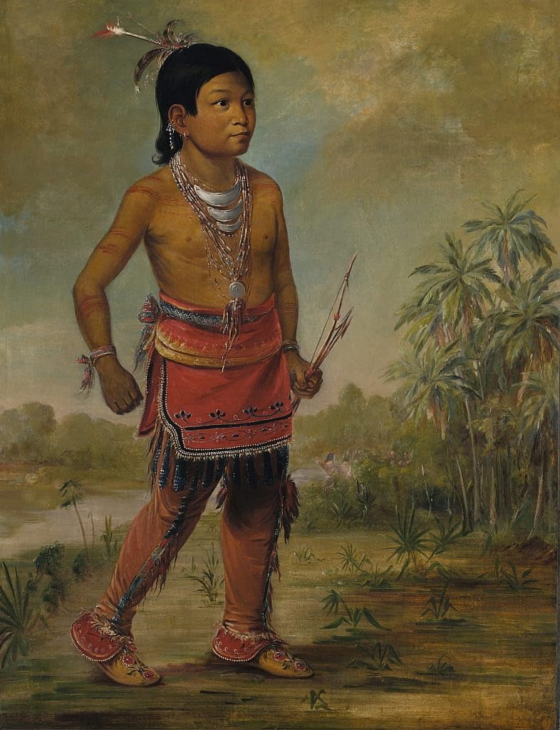 Toile murale abstraite George Catlin avec impression haute définition - 5