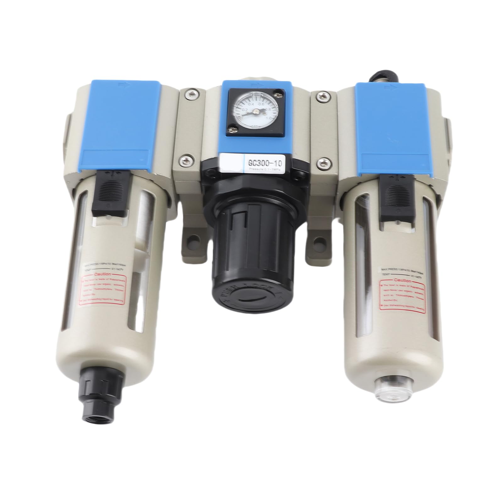 Separatore D'acqua Dell'olio del Compressore D'aria Ad Alta Efficienza con Alimentazione Stabile per Uso in Officina Materiale in Lega di Alluminio (GC300-10)