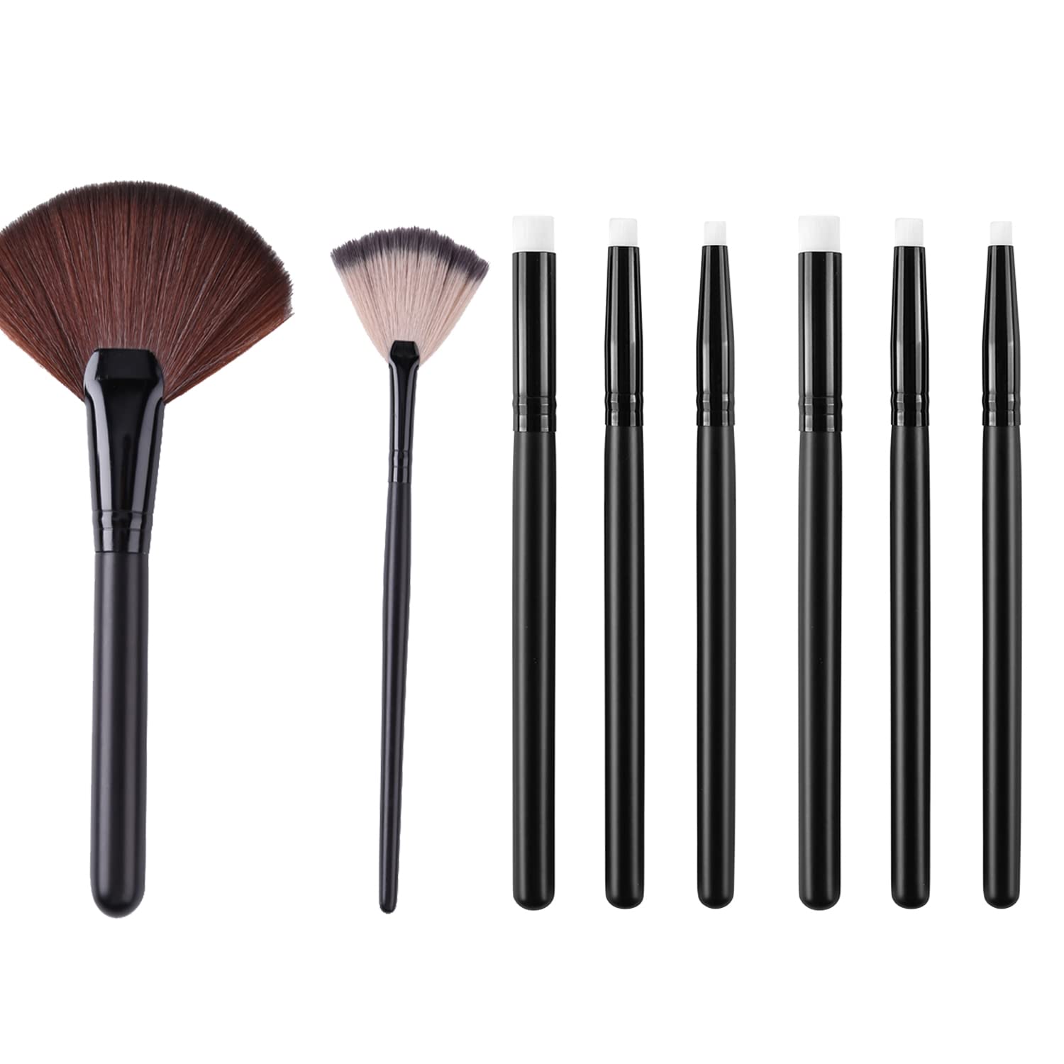 8PCS Detailed Ink Blending Brushes - 3 Kinds of Head, Smooth Blending, Small Brushes for Art, Use with Intricate Stencils, Deal with Small Details — image 1