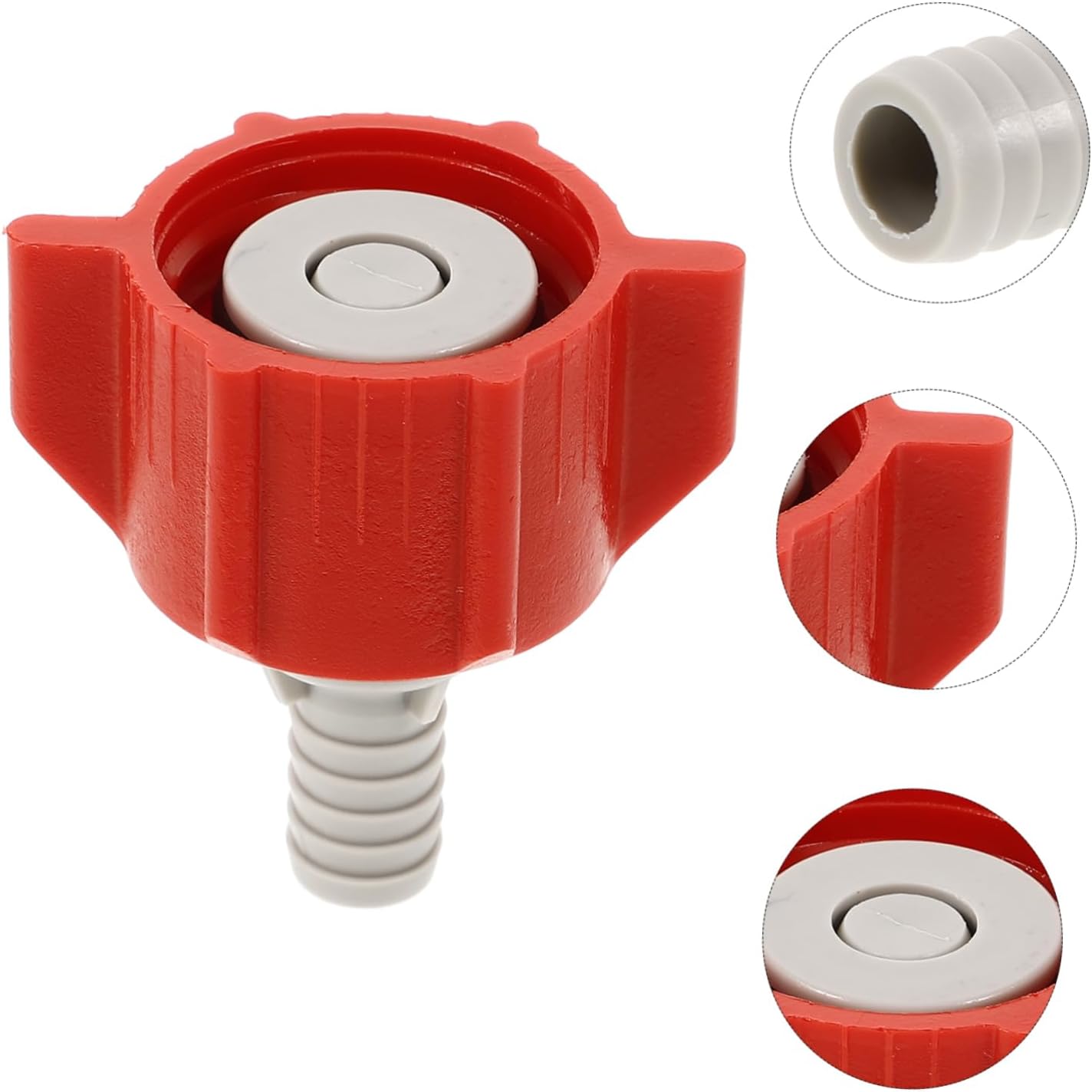 KICHOUSE Bib Adapter Replacement Reusable Soda Water Machine Connector for Versatile Beverage Creation Safe and Reliable Design for Home Use