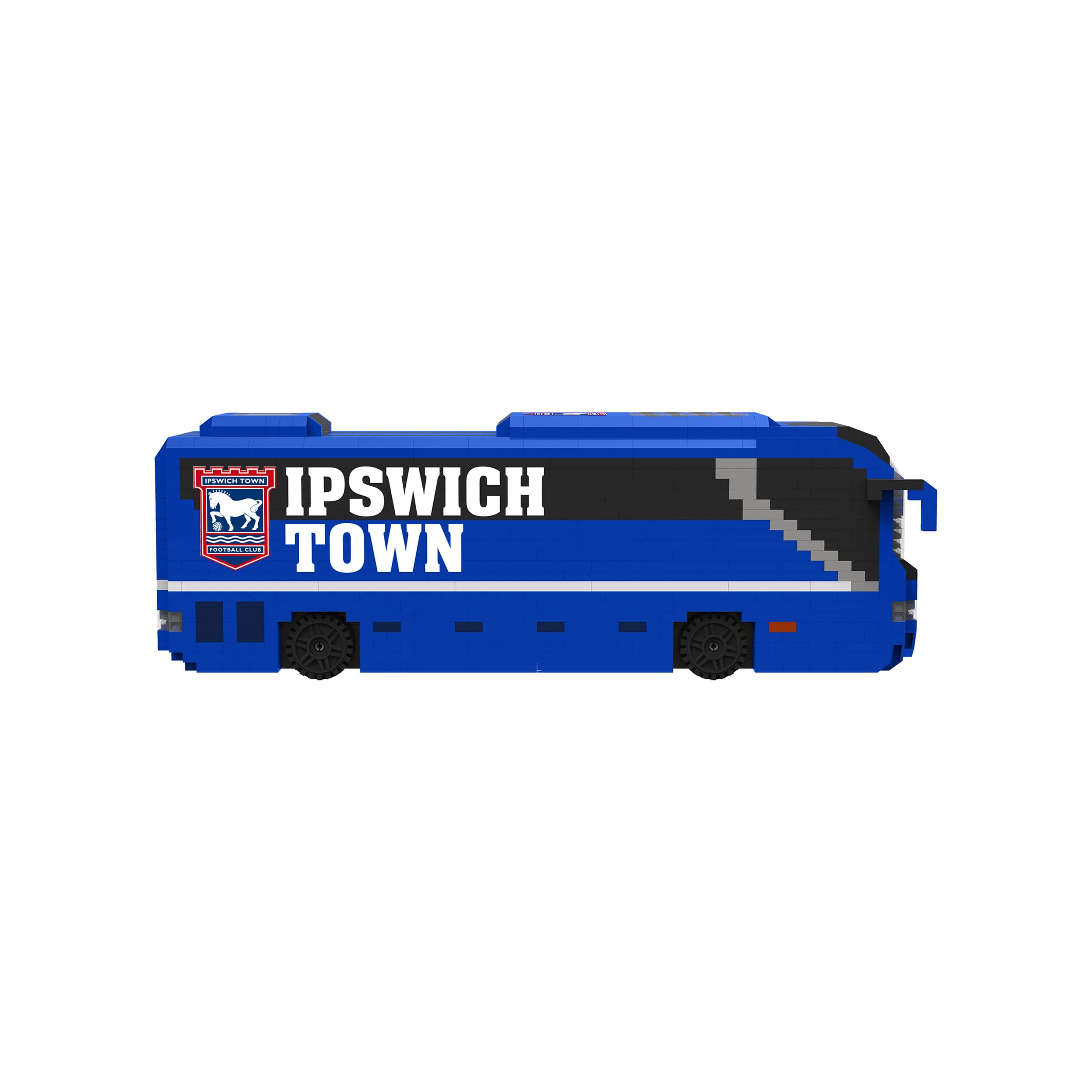 FOCO Officially Licensed Ipswich Town FC BRXLZ 3D Bricks Coach Construction Toy Model