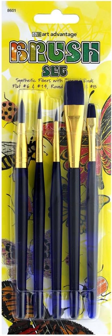 Art Advantage Brush Set Triangle Handle 6pc