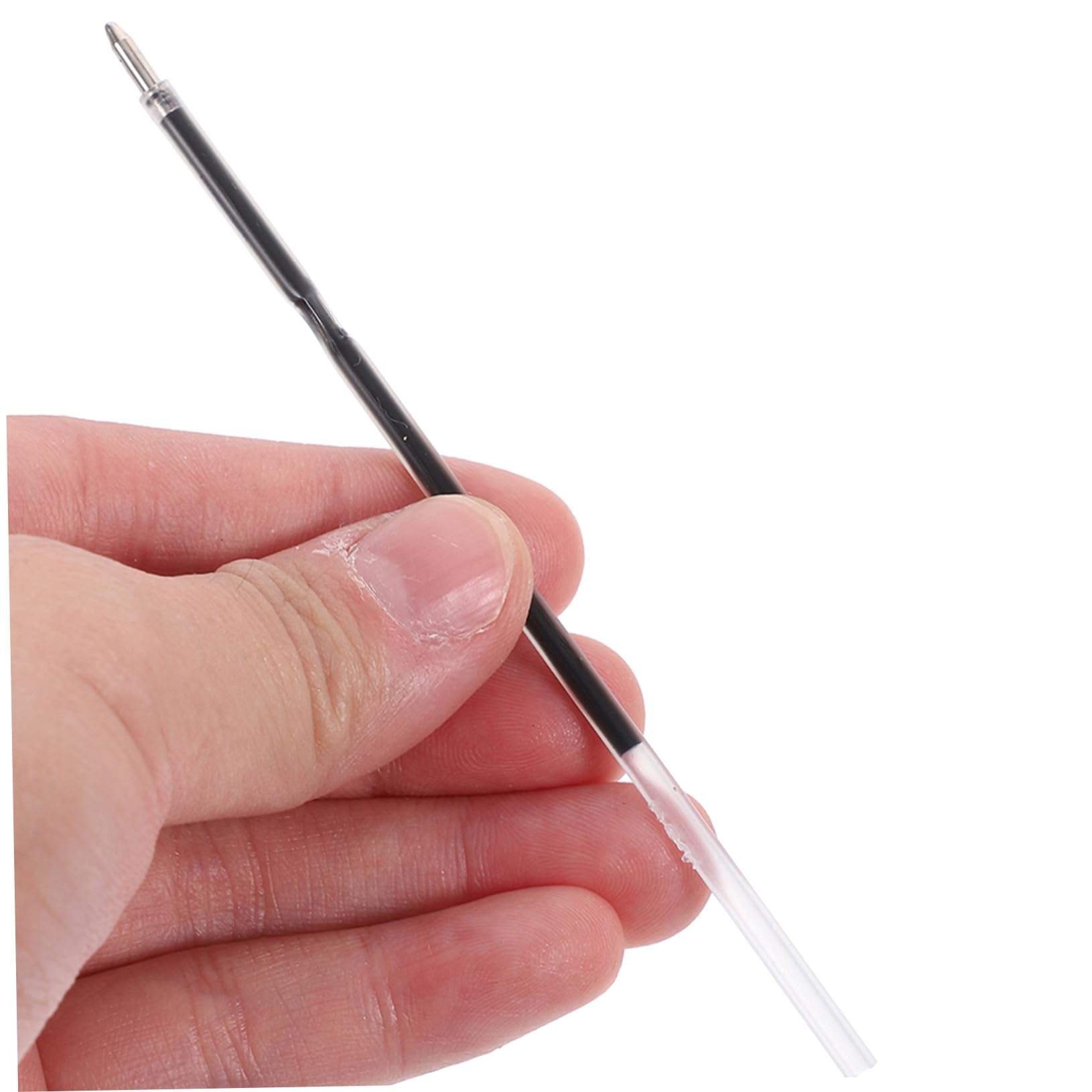 500 Pièces Recharges de Stylo à Bille Encre Noire Recharge Remplaçable pour Stylos à Bille Rétractables Écriture Fluide pour École Bureau et Étudiants