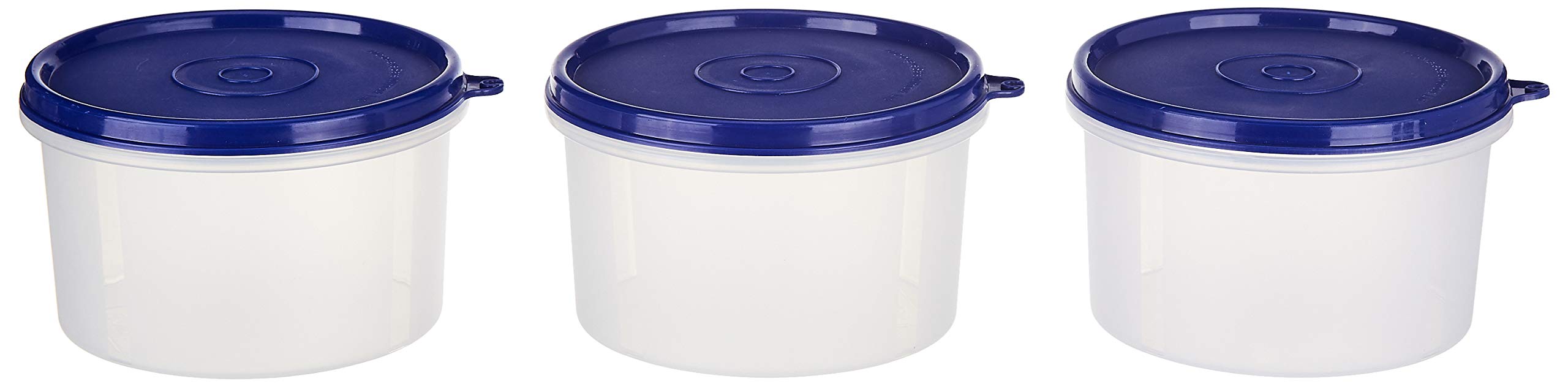 Amazon Brand - Solimo Plastic Lunch Box Set, 535 ml, Set of 3, Blue (B07NGT8P9Q) Amazon Price History, Amazon Price Tracker
