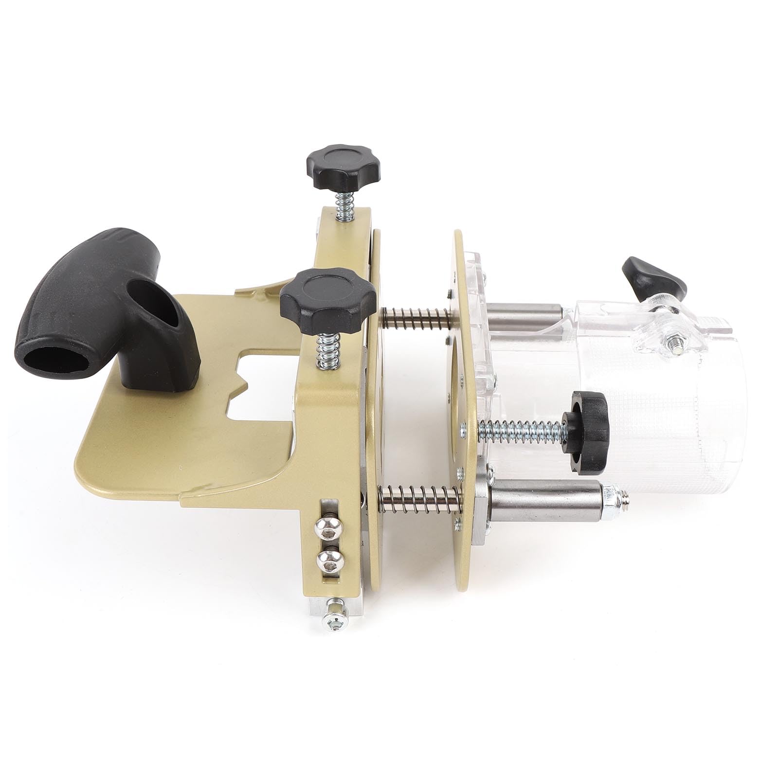 Localizzatore di scanalature per router per legno, resistente lega di alluminio, staffa di fissaggio 2 in 1, per progetti di lavorazione del legno, 10,4 pollici