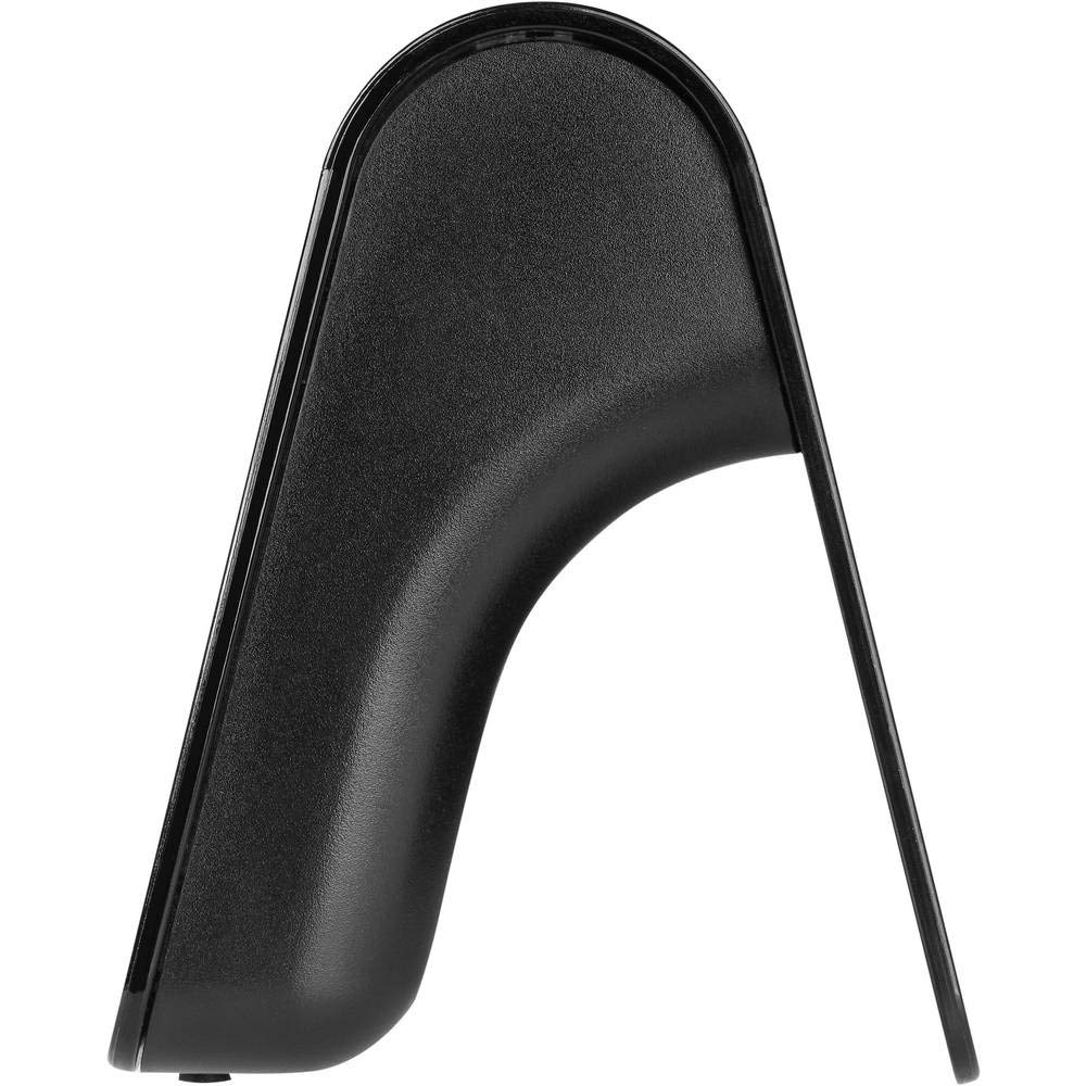 TFA Dostmann ICON 60.2543.05 Sveglia digitale radiocontrollata, in plastica, 132 x 64 x 80 mm, colore nero