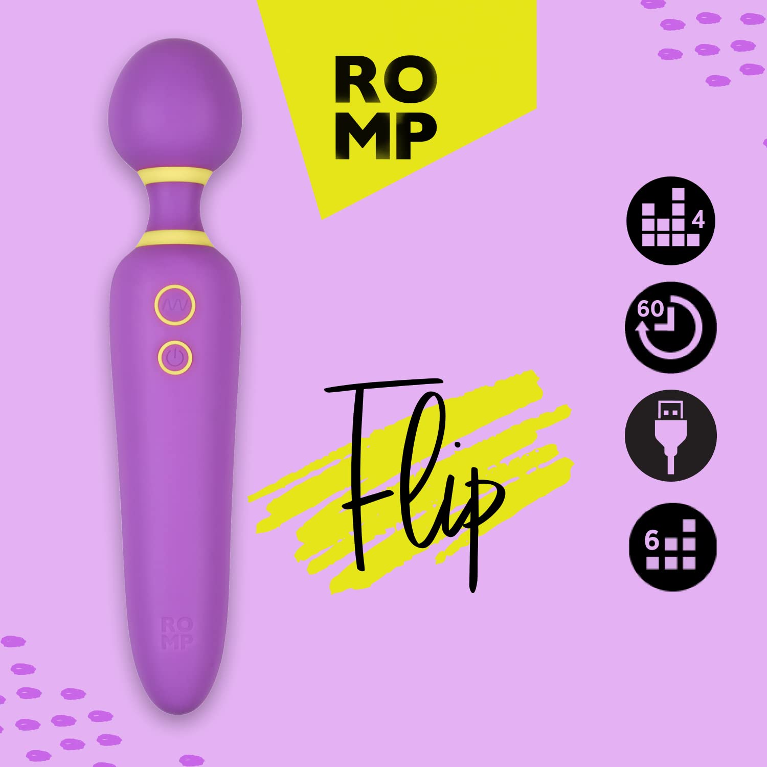 ROMP Pleasure Kit Sex Toys per Coppie | Succhia | Clitoride per Donna da Viaggio | Massaggiatore con 6 Modalità | Anello Vibrante per il Pene da Uomo | Giochi Sesso per Adulti Lui Lei