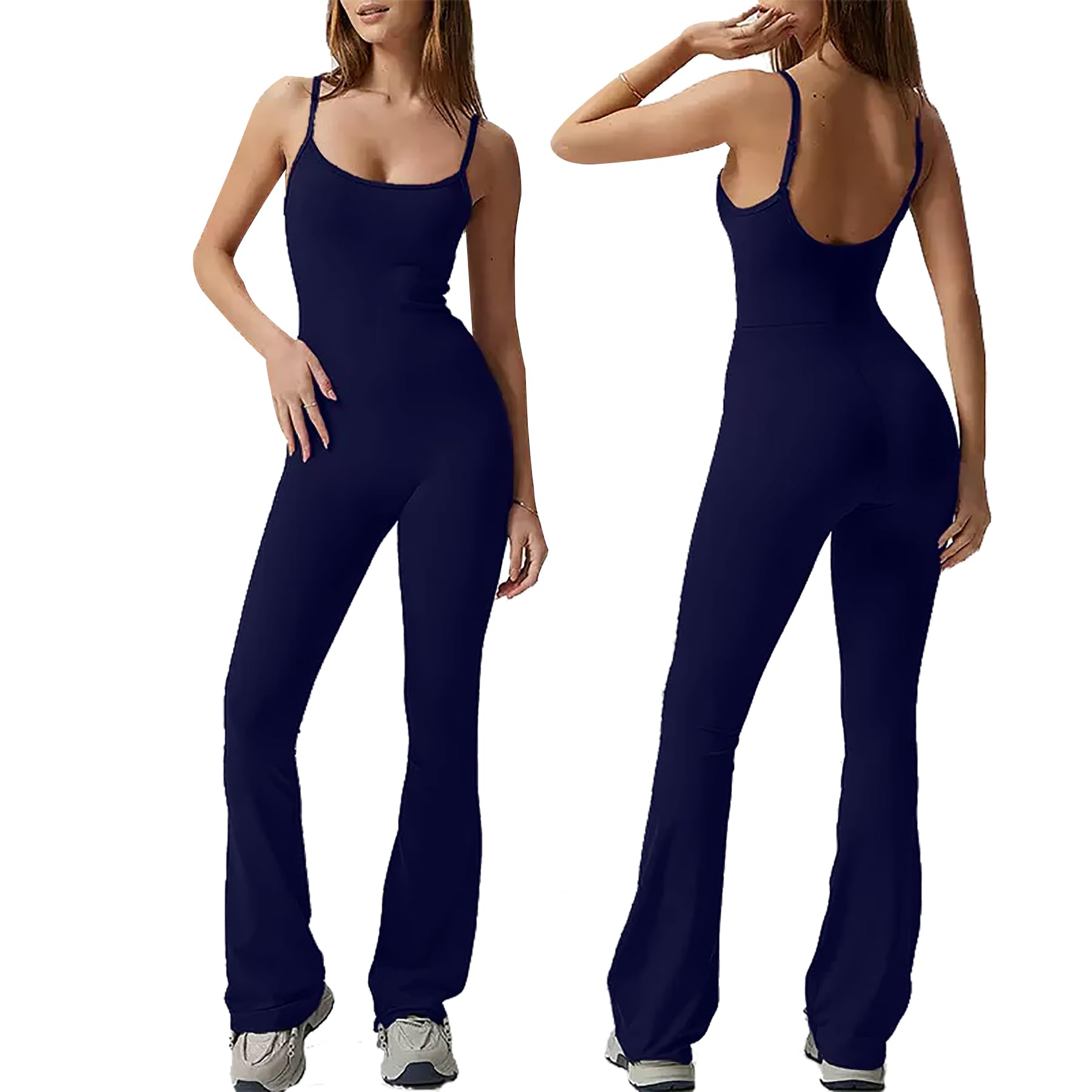 Combinaison pour femmes Adherent Sexy Elegant Sporty Jumpsuit Vêtements Sport sans Coutures, Vêtements Gymnastique et de Yoga, Combinaison de Travail