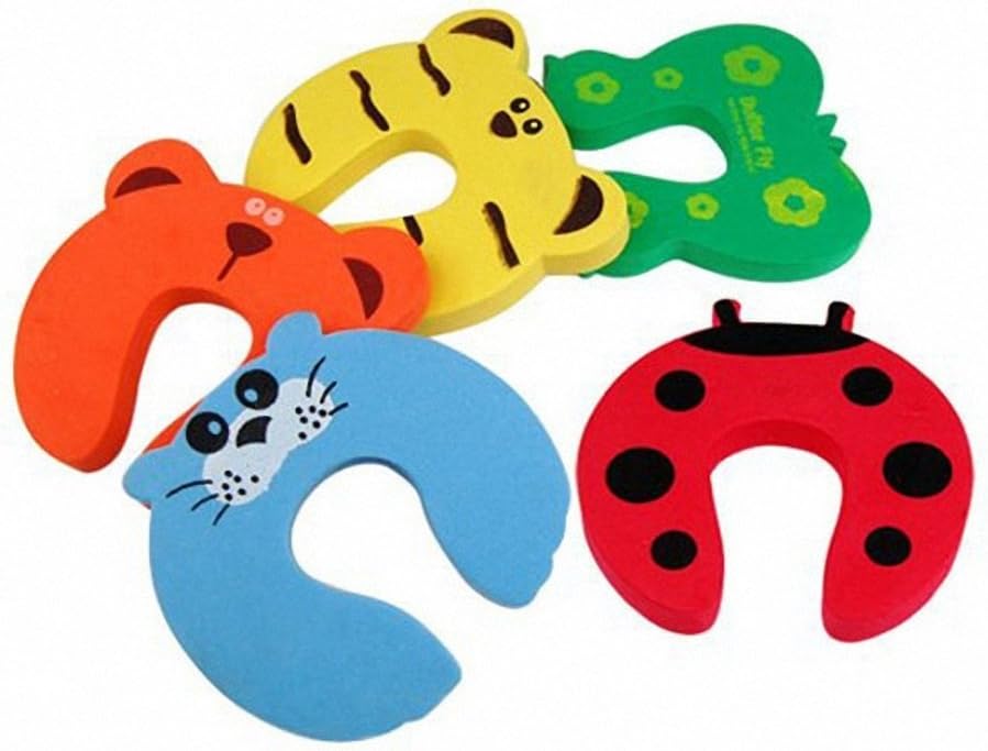 5pcs Door Stop Finger Pinch Guard Baby Safty