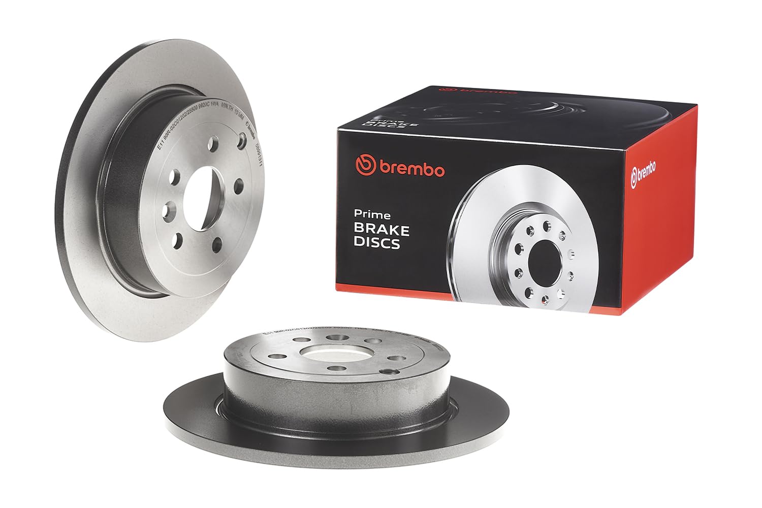 Brembo 08.9913.11 - Disco Freno con Verniciatura UV (Set di 2) - Posteriore