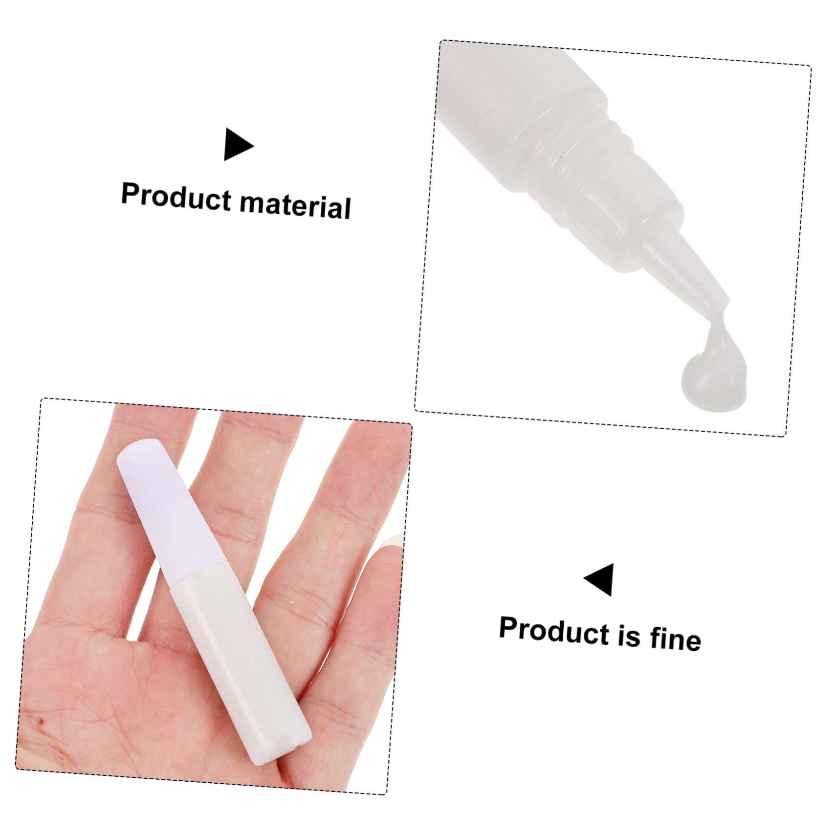 TEHAUX 2 Sätze Wasserlöslicher Flüssigkleber Weißer Bastelkleber Für Diy Handwerk Schüler Klebstoff Multifunktional Klein Und Tragbar 50 Stück * 2