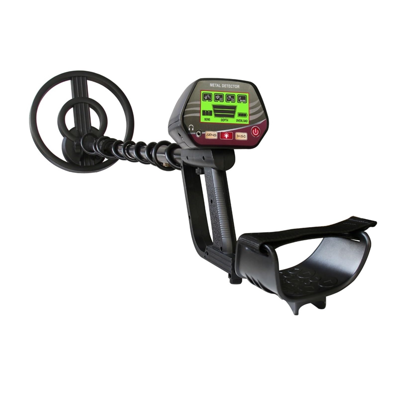 Podziemny Wykrywacz Metali Z Podświetlanym Wyświetlaczem LCD O Niskiej Częstotliwości Pinpoint Disc All Metal Hunting Podwodny Złota Poszukiwanie SkarbóW Z Wysoką Precyzją