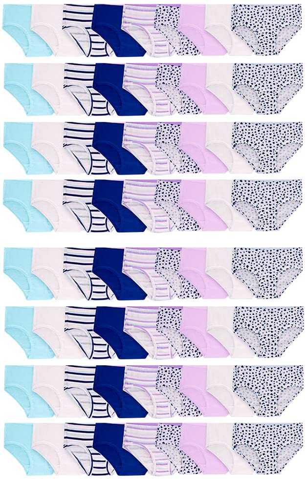 BILLIONHATS 144 72 Pieces of Wholesale Bulk Girls Cotton Colorful Panties Underwear Children Mixed Assorted Sizes 4-14
