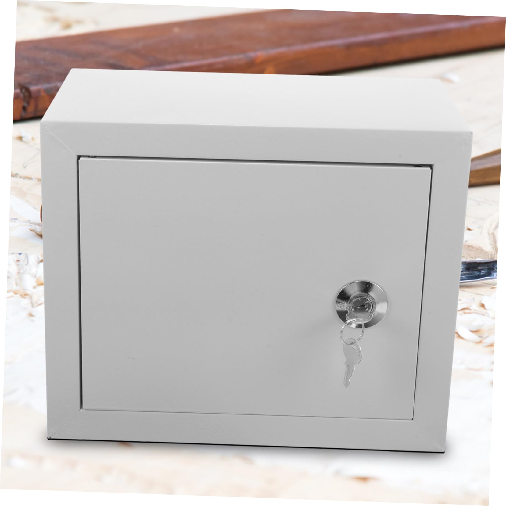 VILLCASE Caja de Conexiones Metálica para Exteriores Diseño Montado en Pared, Aluminio Resistente a Temperaturas Extremas, Adecuado para Entornos Residenciales y Exteriores