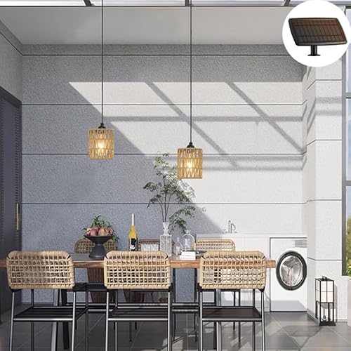 Yikege Licht YKG2018P0101157-US-01 Outdoor Solar Chandelier Indoor Gazebo Lights Waterproof Pendant Hanging Light thumb #5