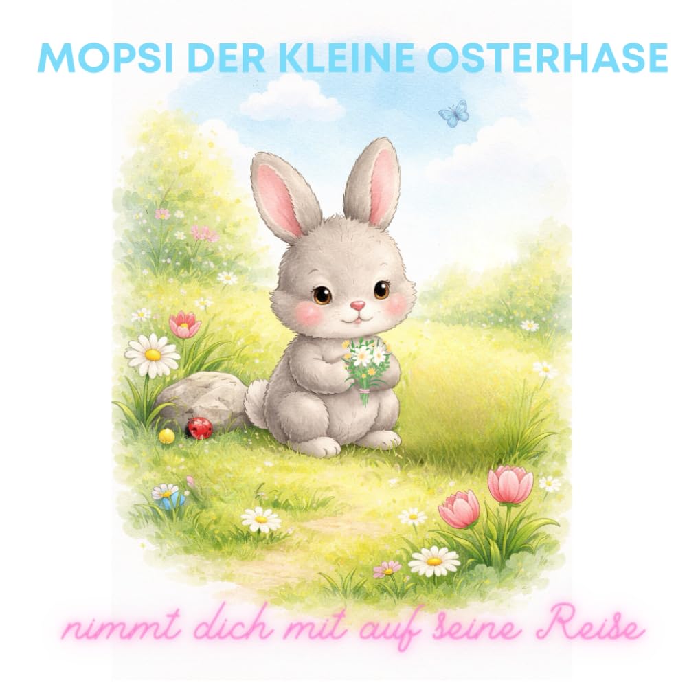 Mopsi der kleine Osterhase nimmt dich mit auf seine Reise: Ein liebevolles Oster-Vorlesebuch für Kleinkinder mit kurzer Geschichte - Mit einfachen ... liebevollen Illustrationen für kleine Kinder