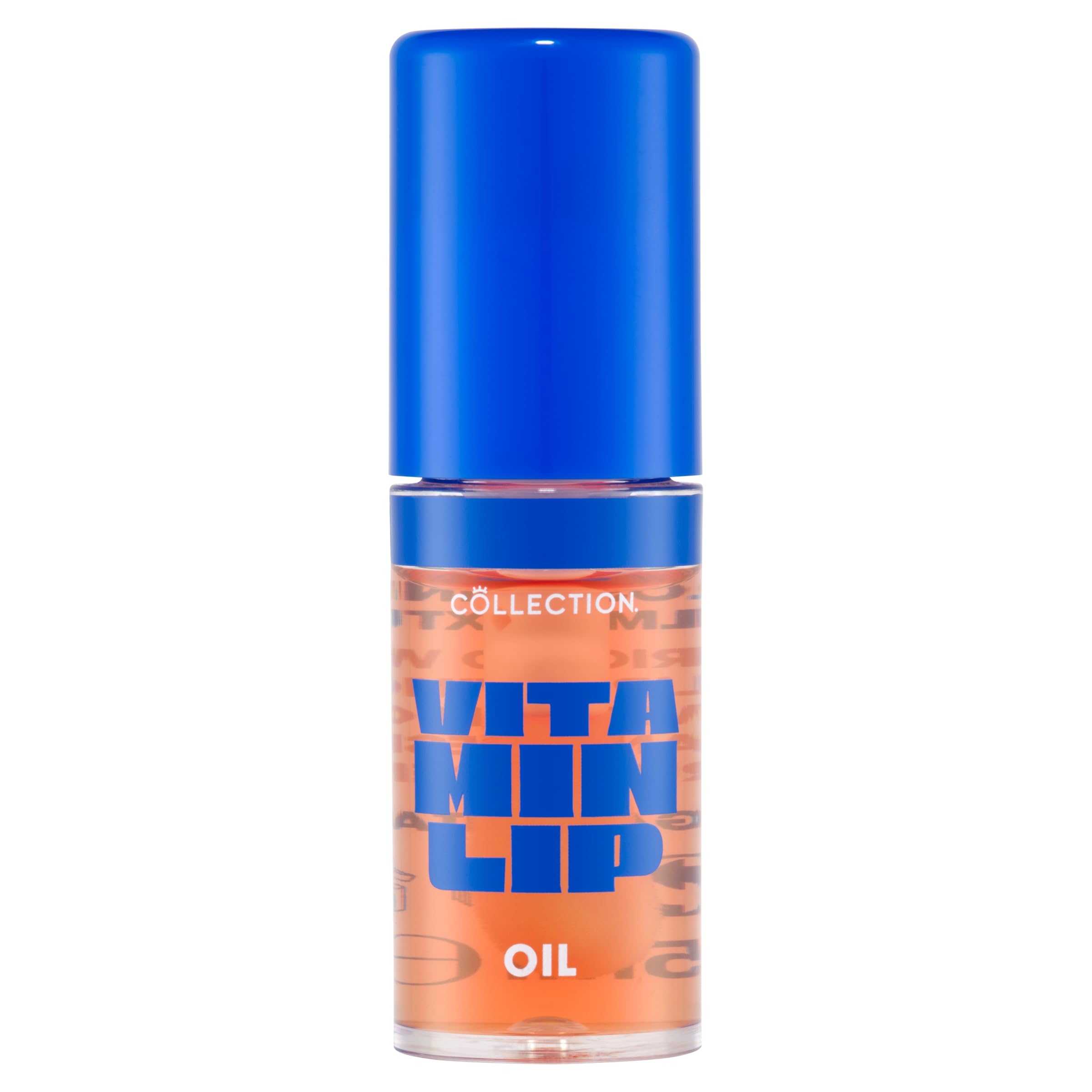 Cosmetics Vitamin Lip Oil, Moisturising High Shine Lip Oil, Non-Sticky, Doe Foot Applicator, Enriched with Vitamin C, Grapefruit Scent, 5ml