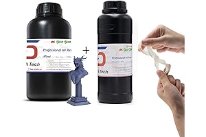 Siraya Tech Fast Navy Grey and Tenacious Clear 3D Printer Resin for...