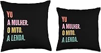 Vista 3 de Funny Portuguese First Name Design - Yu Throw Pillow
