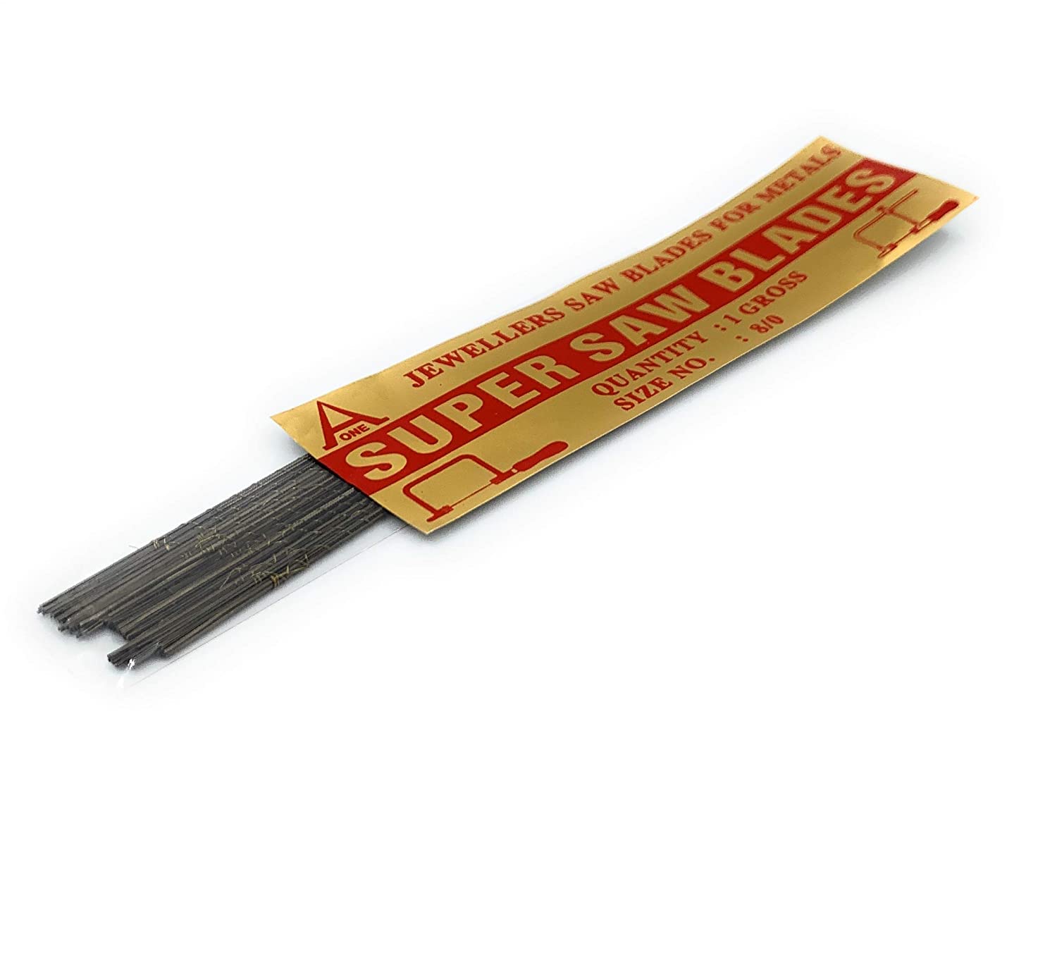 Ceznek Super Piercing Jewellers Saw Blades 8/0-144 pieces for Sawing/Cutting Gold, Silver, Brass, Soft Metal, Wax, Plastic, etc for Jewellery Making, Watchmaking, Keychain Making & Hobby Crafts DIY (B0BLH91QZW) Amazon Price History, Amazon Price Tracker