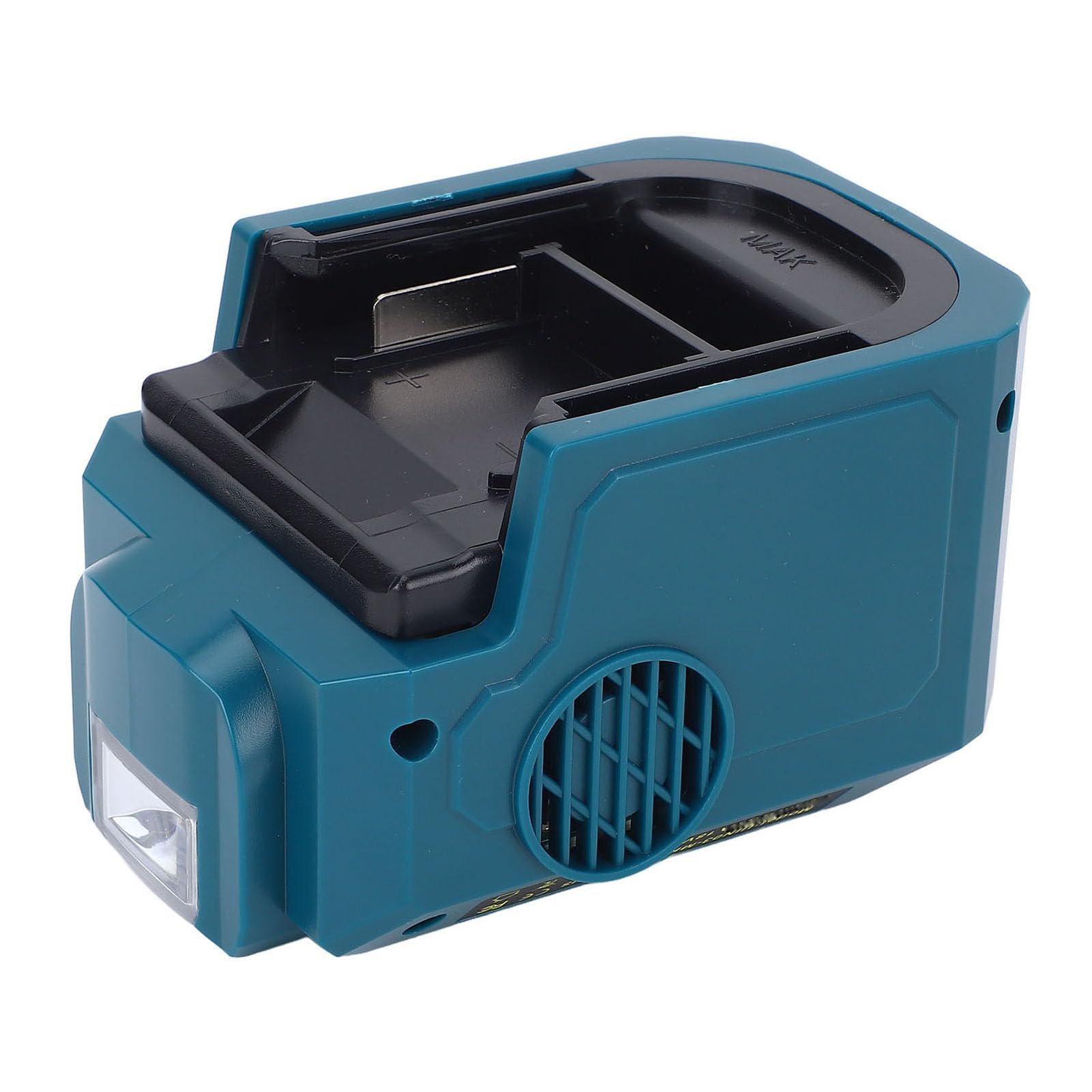 Fafeicy Convertitore di Potenza Portatile Ricaricabile, Inverter Alimentato a Batteria, Uscita CA da 200 W per Campeggio, Dotato di Porte USB, Luce LED, Compatibile con BL1830B BL1840B