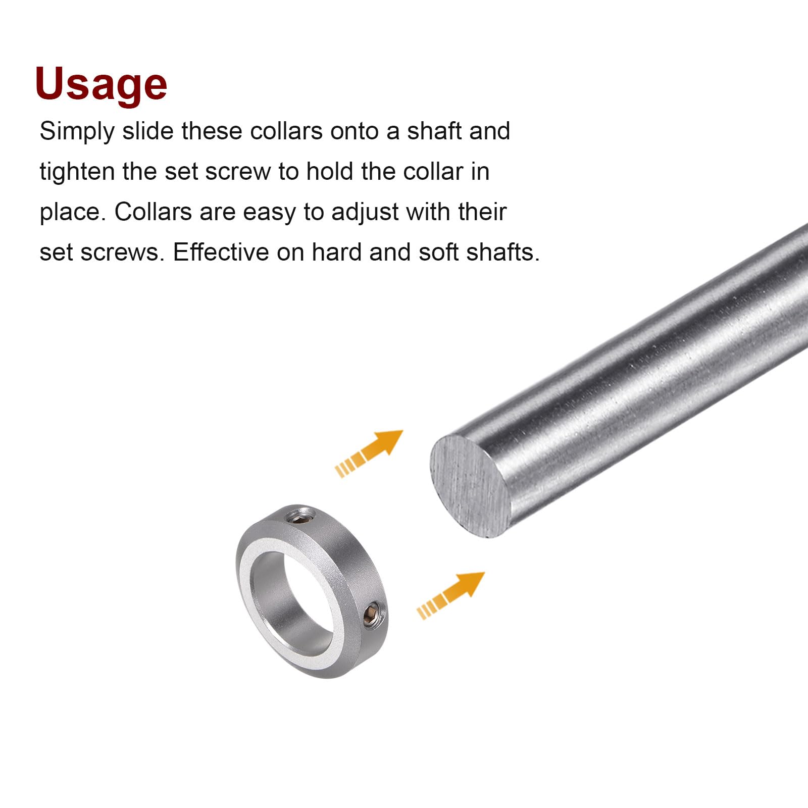 QUARKZMAN Spannkragen-Set Für 22 Mm Welle – 4x A Produktbild-Vorschau 3
