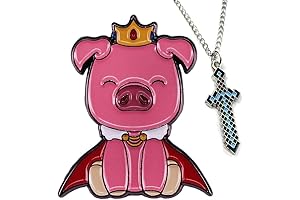 Technoblade Pig Metal Alloy Keychain