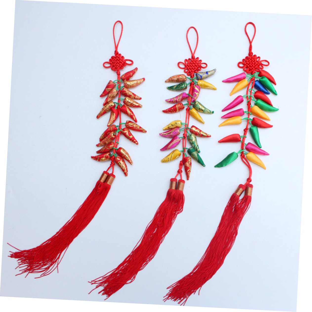 Alipis 3stücke Spring Festival Chinesischer Bunter Pfeffer Dekoration Für Hochzeiten Und Teiliges Für Festliche Anlässe Und Zuhause
