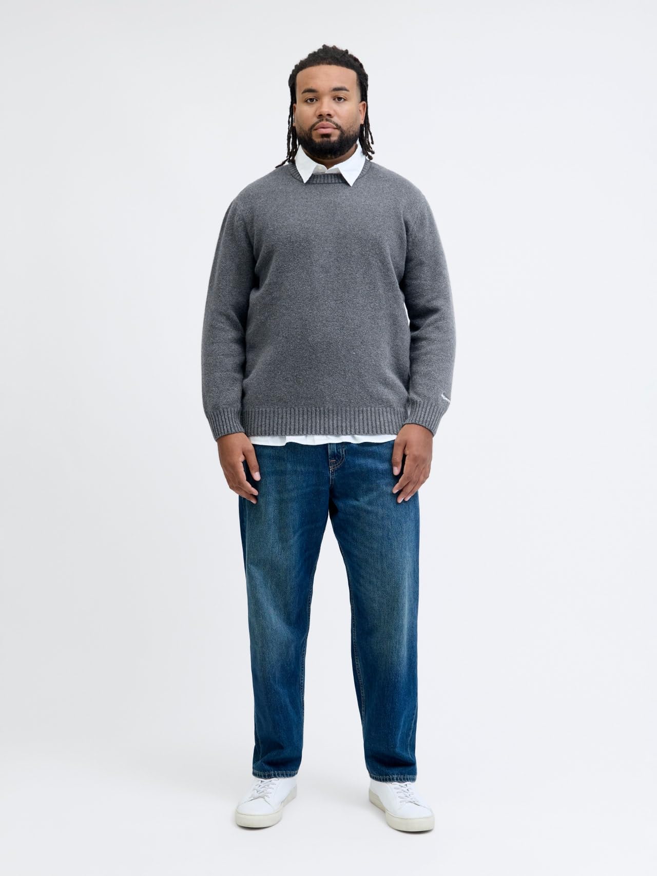 JACK & JONES Jornorrebro Knit Crew Neck Pls Jornorrebro Knit Crew Neck Pls Hombre (Pack de 1)