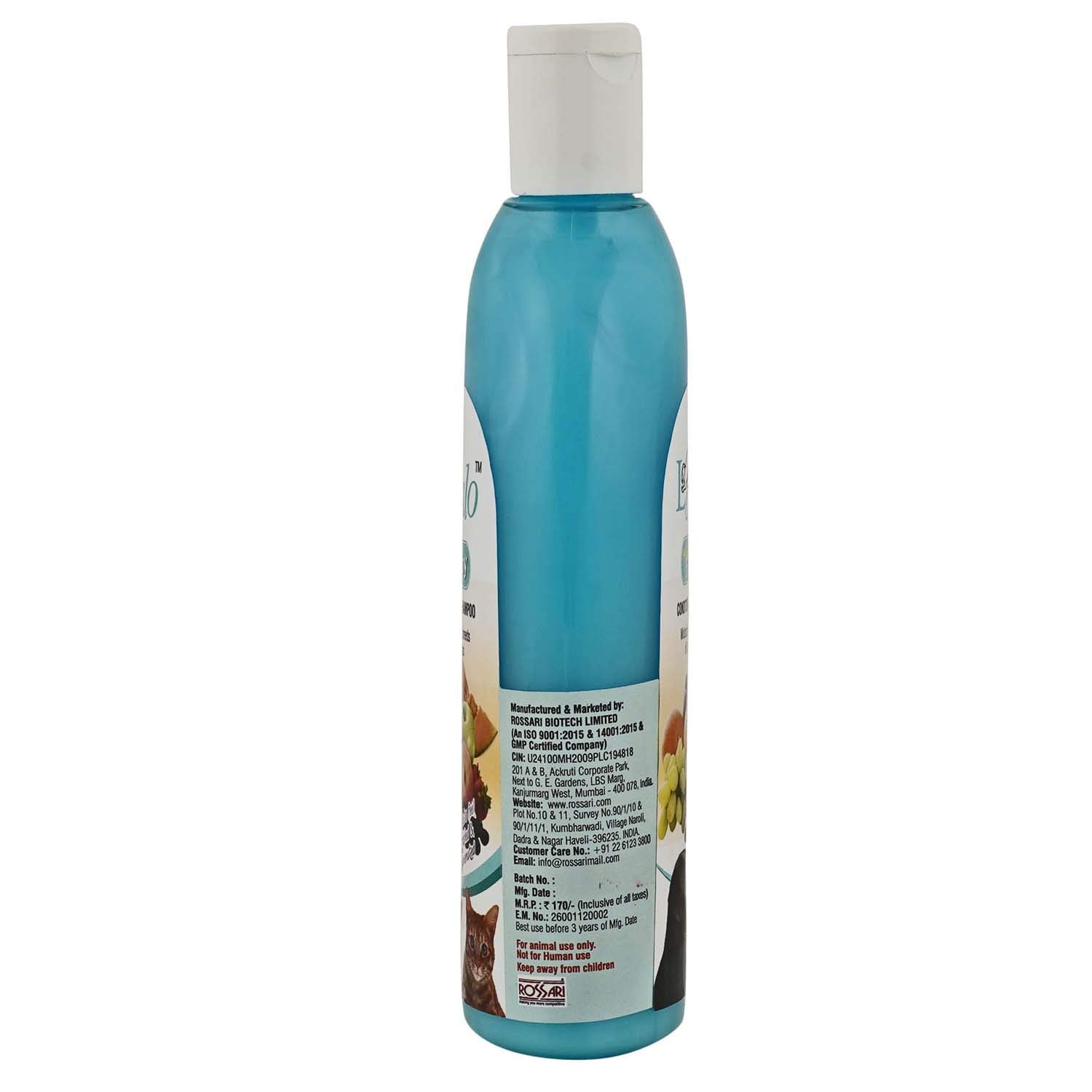 Lozalo Pet Care Conditioning Fruit Shampoo for Dogs & Cats (Mix Fruity, 200 ml)