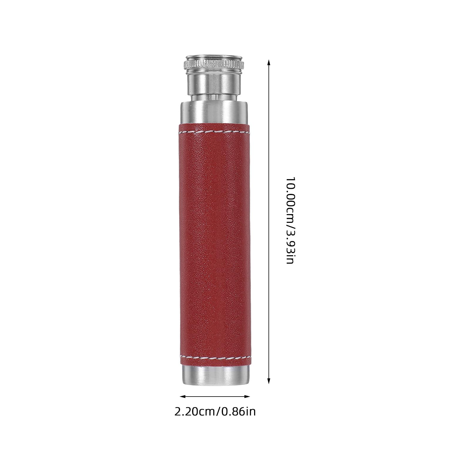 UPKOCH Portable Wine Tube Stainless Steel Mini Hip Flask 1Oz Round Cigar Shape Compact Outdoor Camping Travel Pocket Flask - Image 2