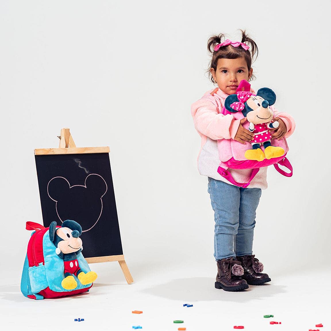 MINNIE MOUSE Cerdá Mochila guarderia con peluche, Talla única