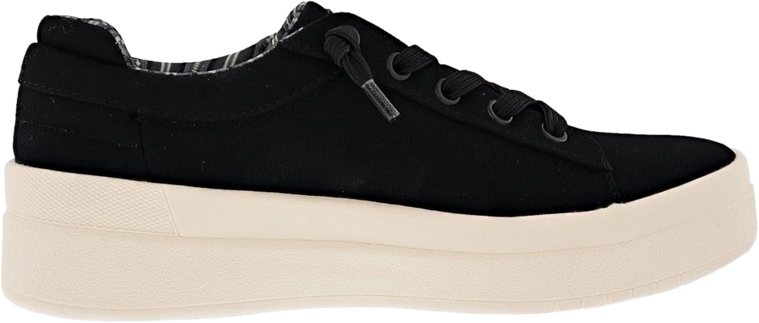 Skechers Womens Bobs D'vine Sky- Prime Pace Platform Canvas Upper Shoes