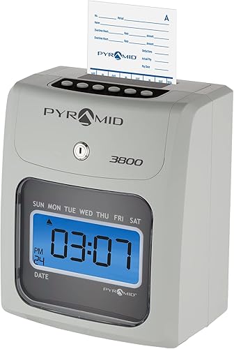 Miniatura 2 de Pyramid Time Systems - Tarjetas de tiempo genuinas y auténticas (3800-10) para el reloj de cálculo de tiempo de pirámide modelo 3800, tarjeta