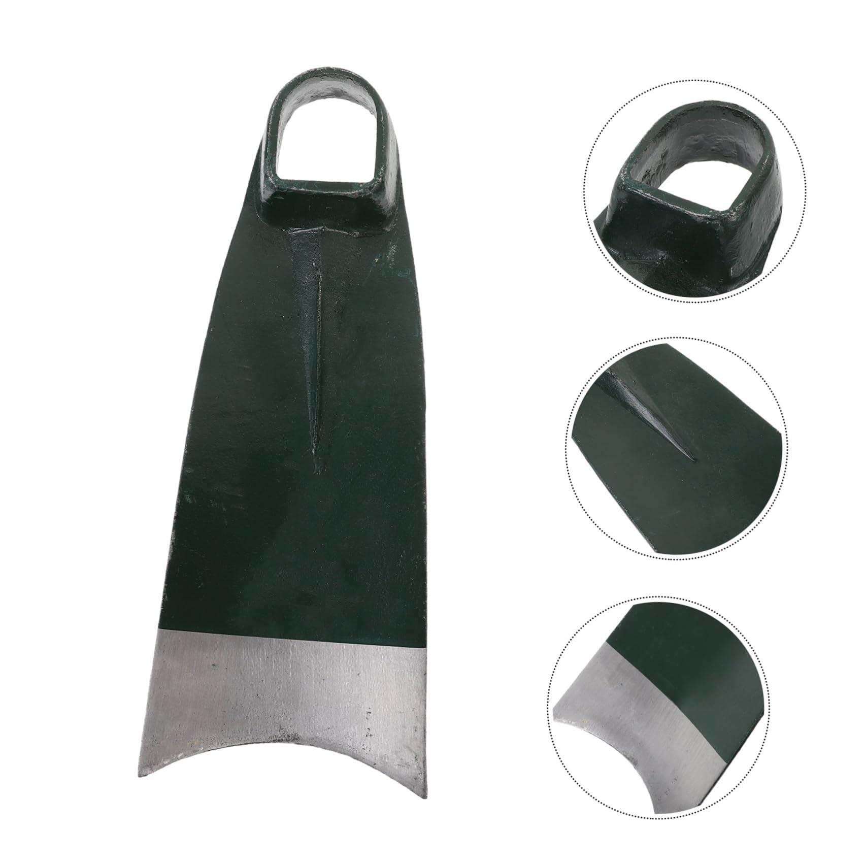 Attrezzo da Giardino in Acciaio Inox, Testa Sostituibile Verde | Scavo e Trapianto Bonsai, Design Robusto, Strumento da Giardinaggio per Orto e Lavori All'aperto