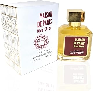 META-BOSEM Maison de Paris Blanc Edition, Women Perfume Eau de Parfum Natural Spray - Floral Oriental - Great Holiday Gift - for All Day Use - a Classic Bottle, 3.4 Fluid Ounce/100Ml