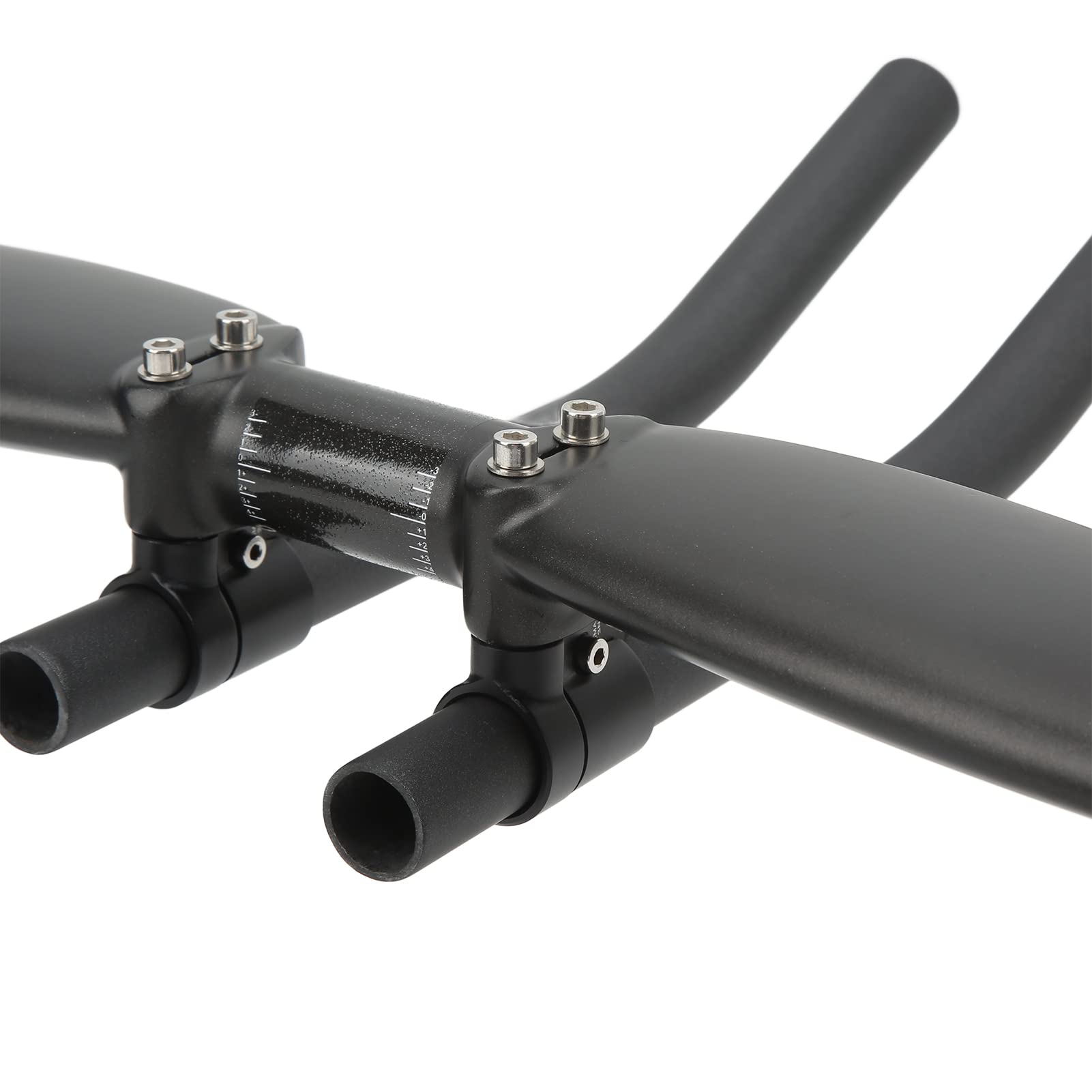 Manillar de fibra de carbono de 31,8 mm, manillar de bicicleta de carretera, fibra de carbono liviana de alta resistencia con diseño ergonómico, manillar cómodo antideslizante de