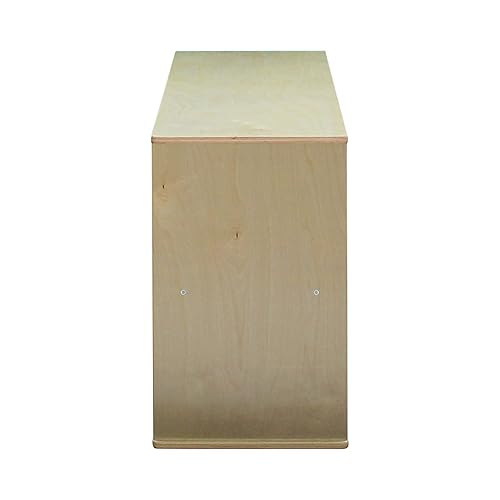 Miniatura 8 de FDP - Estantería para sala de juegos y aula, organizador de almacenamiento de cubos de abedul y estantería de aula, muebles Montessori para el