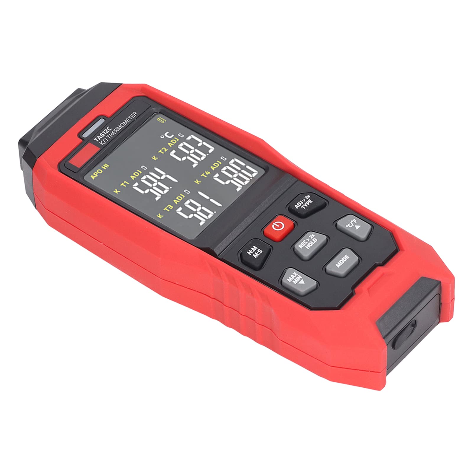 Experience This K Type Thermocouple Thermometer Packed in Lively Red Hue Featuring a Contact Type Thermoelement Digital Thermometers for Accurate Measurements