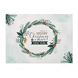 Manteles Individuales Caqui Rojo Hojas Salvamanteles Individuales Lavable Mantel Individual Resistente Calor Individuales Mesa Engrosar Tapetes para Mesa 30x45cm 8 Pcs