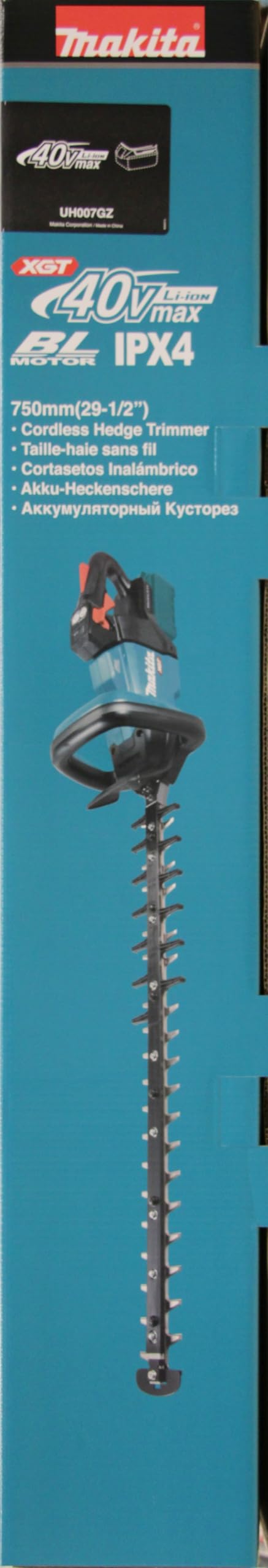 Makita UH007GZ 40V Max Li-Ion XGT Brushless 75cm Tagliasiepi - Batterie e caricabatterie non inclusi