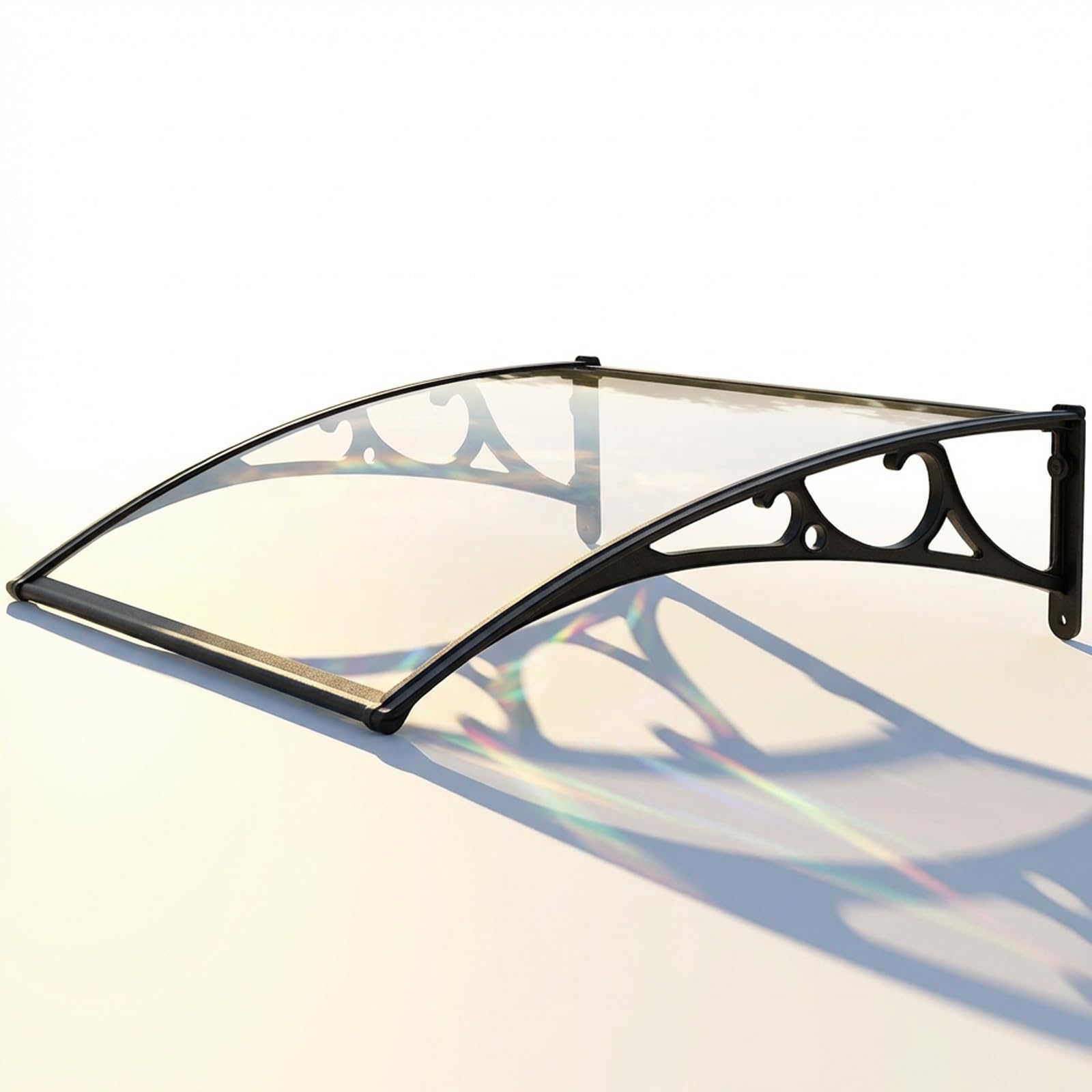 Auvent de porte en polycarbonate extérieur avec abri de porche