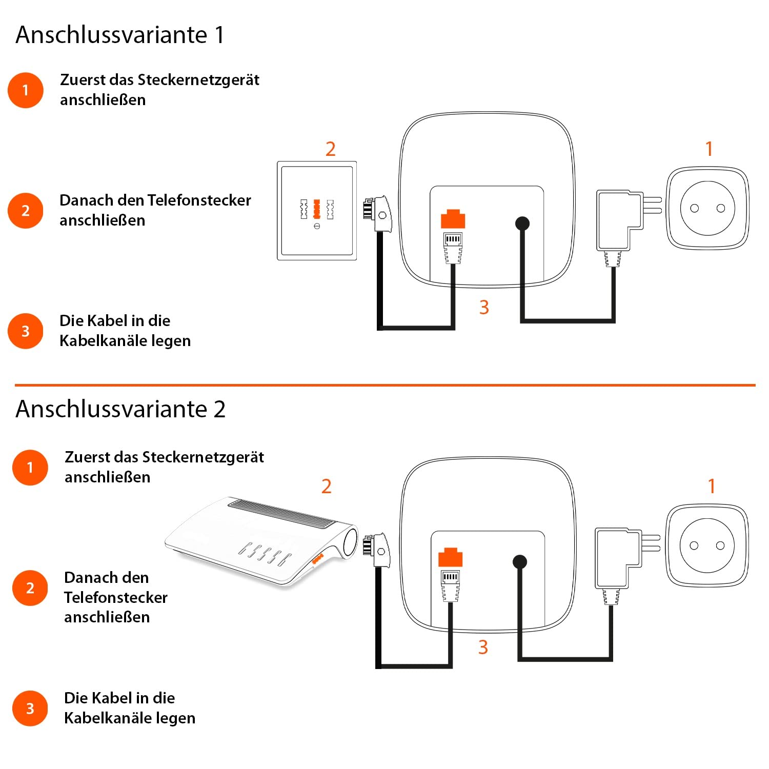 Gigaset DA610 - Schnurgebundenes Telefon - klassisches Schnurtelefon mit Direktruf und Freisprech Funktion - Hörgeräte kompatibel, schwarz