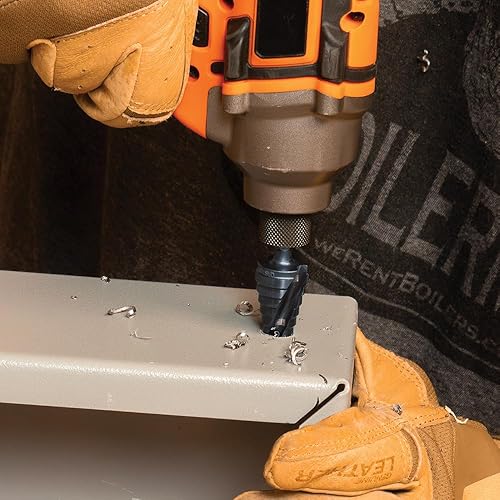 Vista 103 de Klein Tools broca escalonada con ondulado doble