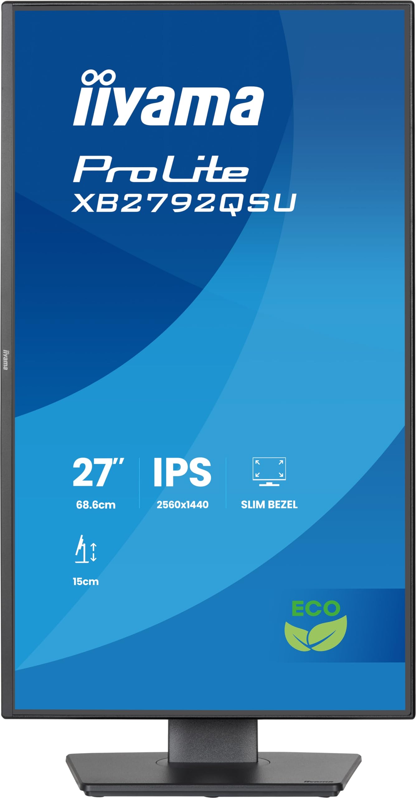 iiyama XUB2792QSU-B1-27, IPS, 2560 x 1440/120Hz, 1H1DP, Has