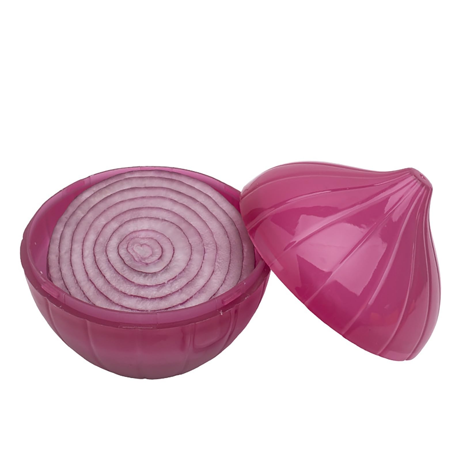 Wilitto Purple Fruit And Vegetable Storage Containers Reusable Refrigerator Box Storage Bowls Saver Food Keeper For Green Pepper, Onion, Tomato, Lemon, Garlic, Refrigerator Vegetable Crisper